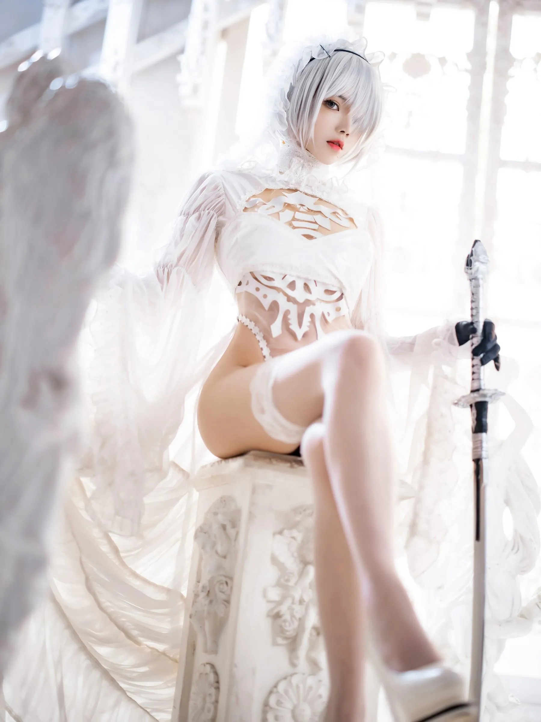 桜桃喵 – NO.160 2b花嫁 [69P]插图7